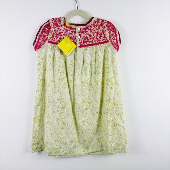 Roberta Roller Rabbit embroidered 100% cotton little girl tunic Floral Dress NWT - Picture 3 of 13